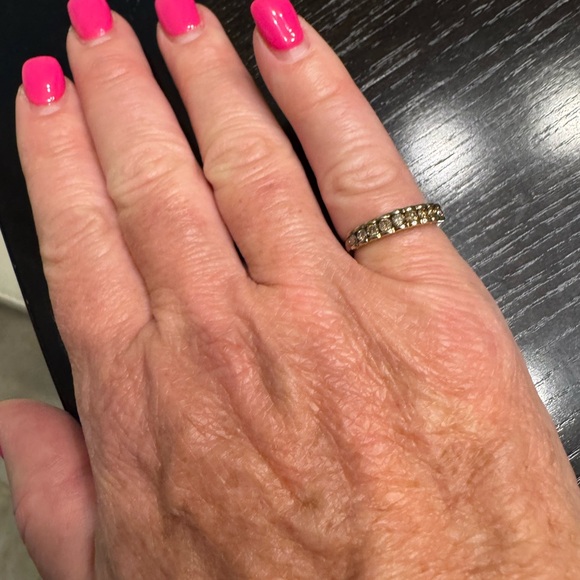 Champagne diamond 14k ring - Picture 10 of 11